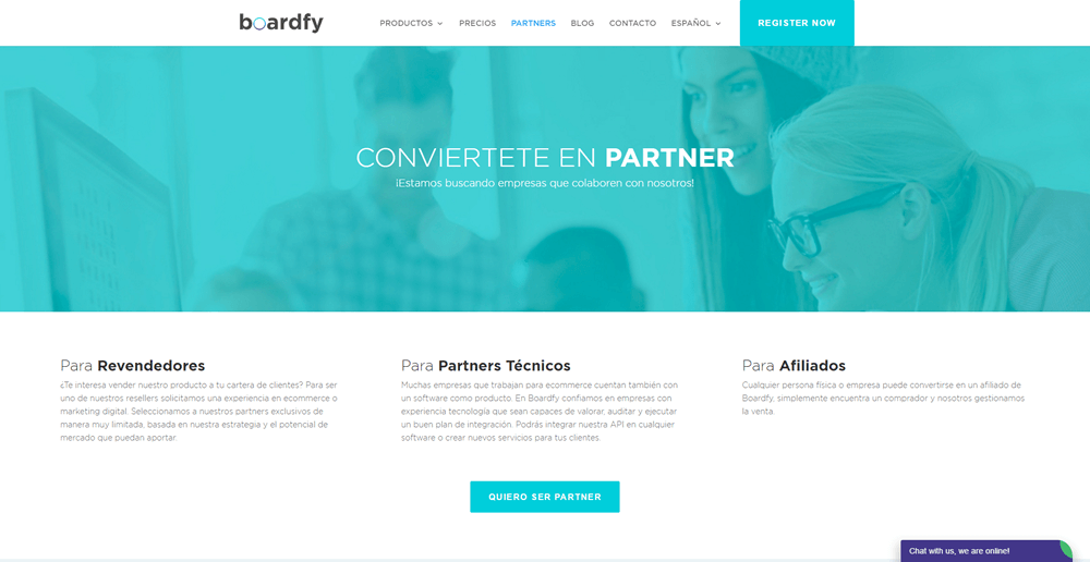 Nueva imagen programa de partners de boardfy